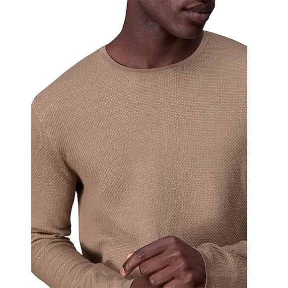 rag & Bone Bennet Wool Crewneck Sweater in Desert - Picture 4 of 7